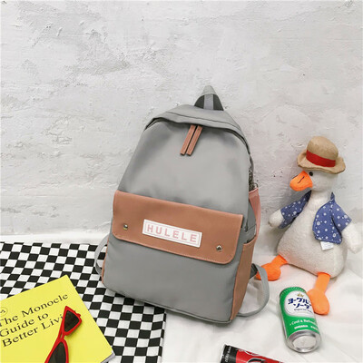

High-capacity junior high school backpacks female waterproof schoolbags female college students Korean high school campus backpack
