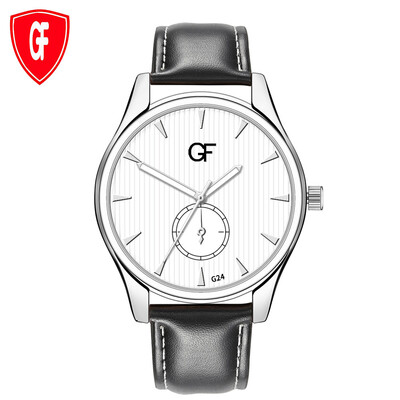 

Gobestart Hot Man Leather Watch Whatever Late Anyway Letter Watches New Pointer glow
