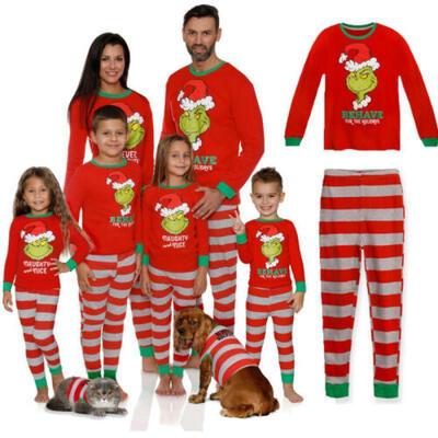 

Christmas Xmas Kids Adults Family Matching Set Sleepwear Pajamas Pyjamas Costume