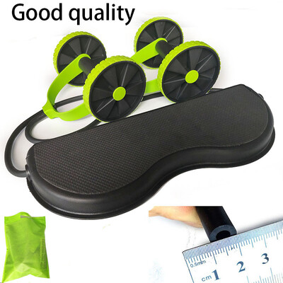

AB Wheels Roller Stretch Elastic Abdominal Resistance Pull Rope Tool AB roller for Abdominal muscle trainer exercise
