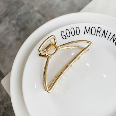 

Metal Women Girls Hair Clips Gold Plated Hair AccessoriesStar Moon Diamond Hairpins Circle Holder Hairgrips