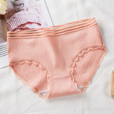 

Women Solid Slim Fit Lingerie Bikini Knicker Underwear Sexy Breathable Panties