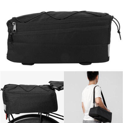 

Greensen Bike Bicycle Rear Seat Tail Storage Bag Rack Trunk Travel Handbag Single Shoulder Bag