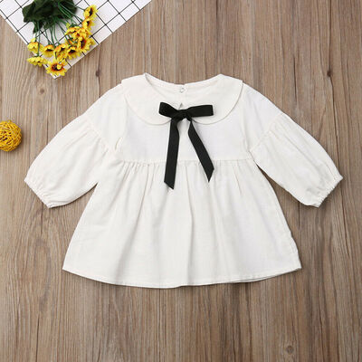 

Toddler Kid Baby Girl Long Sleeve Dress Lace Ruffle Party Princess Dress Clothes