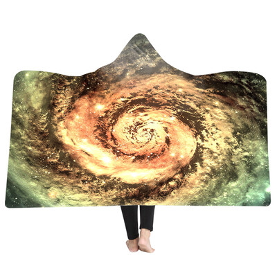 

Toponeto Cartoon 3D Plush Hooded Warm Blanket Dressing Blankets Hooded Blanket