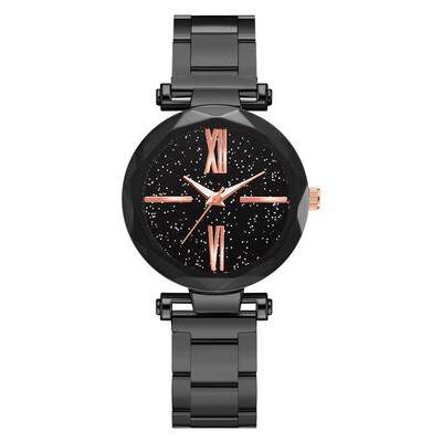 

Alloy steel belt table wish hot net red star quartz watch Roman numerals fashion casual womens watch