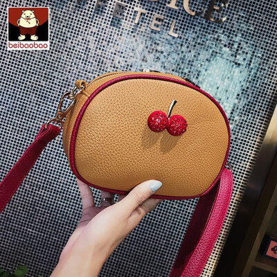 

Cherry bag women 2019 new Joker girls small satchel texture foreign style small round bag ins tide