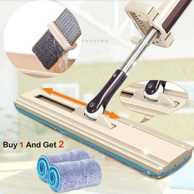 

Lazy Hand wash-Free Flat Mop Hands-Free Washable Mop Washing Floor Double-Side