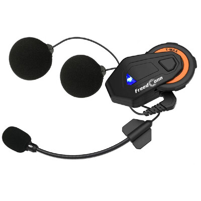

FreedConn T-MAX Bluetooth 41 Helmet Intercom System 1000M Wireless Motorcycle Headset IPX65 Dust-proof & Waterproof 6 Riders Ful