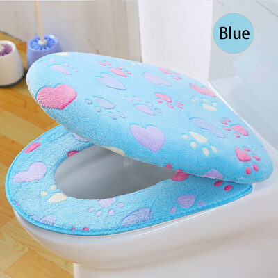 

〖Follure〗Coral Fleece 2 Piece Set Potty Toilet Cover Toilet Mat Comfortable Cushions BU