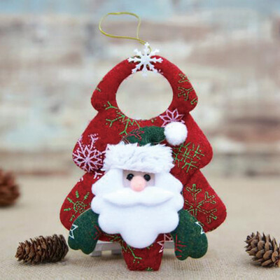 

Toponeto Christmas Tree Three-Dimensional Old Man Snowman Non-Woven Pendant