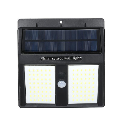

Four-Side light 146 Bulbs Wall Lamp Light Control Water-Resistant High Brightness Outdoor Human Body Sensor Lamp