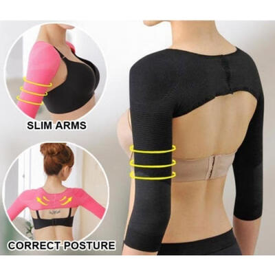 

Shoulder Arm Control Slimming Shaper Long Sleeves Slimmer Shapewear Arm wear M L
