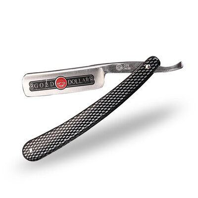 

Gold Dollar High Carbon Steel Disposable Folding Straight Barber Razor