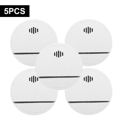 

Wireless Smoke Detector Photoelectric Fire Alarm Battery-Powered Light Sound Warning Fire Safety for Home Hotel School