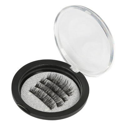 

4pcs 3D Natural Gel-free Magnetic False Eyelashes Grafted Fake Eye Lashes