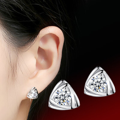 

Dainty Small Flower Heart Wing Bow Crown Zircon Crystal Stud Earrings for Women Tiny Fashion Jewelry pendientes mujer