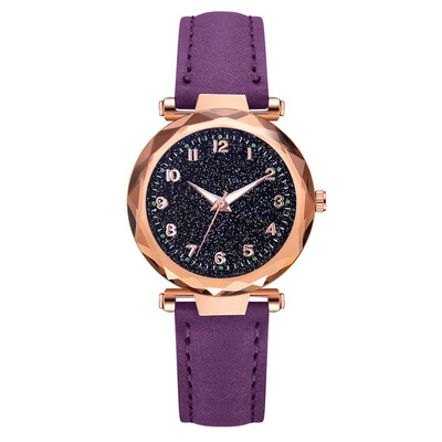 

Simple casual ladies watch starry digital scale ladies watch