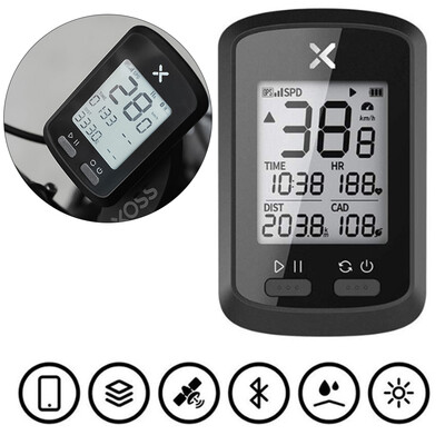

IPX7 Waterproof Bicycle Cycling Computer Bike Riding GPS Code Table Speed Meter