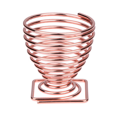 

Rose Gold Makeup Puff Holder Gourd Shape Sponge Brush Egg Stand Bracket