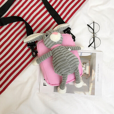 

2019 new cartoon small animal chain bag girl personality foreign gas Messenger bag cute funny ugly cute shoulder bag