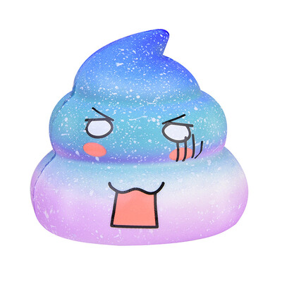 

Gotoamei Squishies Kawaii Emoji Galaxy Poo Slow Rising Fruit Scented Stress Relief Toys
