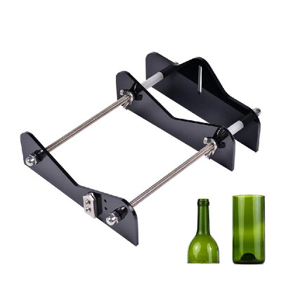 

Glass Bottle Cutter Acrylic DIY Bottle Cutting Tool with Sandpaper for Wine Beer Bottles Mason Jars