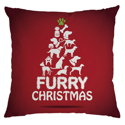 

Siaonvr Christmas Pillow Cover Pillowcases Decorative Sofa Cushion Cover 45x45cm