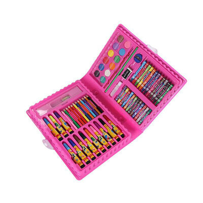 

86pcs Colorful Crayons Painting Sticks Colored Pencils Watercolor Pigment Pens Sharpener Drawing Tool