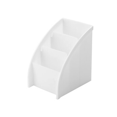 

Toponeto Three- Grids Resin PP Material Comb Storage Tube Continental Storage Bucket