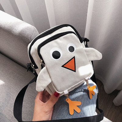 

Tailored 2019 Womens Crossbody Shoulder Canvas Bag Cute Cartoon Funny Bag