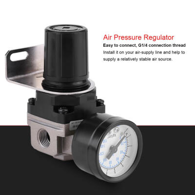 

Greensen Pneumatic Regulator Adjustable Air Pressure Compressor Control Valve Gauge G14 Connection