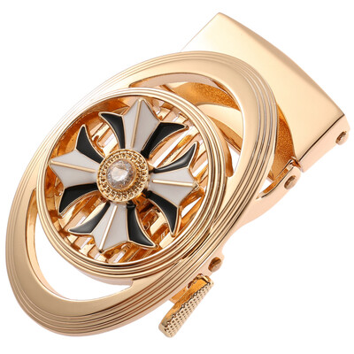 

Fashion Mens Business Alloy Automatic Buckle Unique Men Plaque belt Buckles 35cm Ratchet men Apparel Accessories LY136-22172
