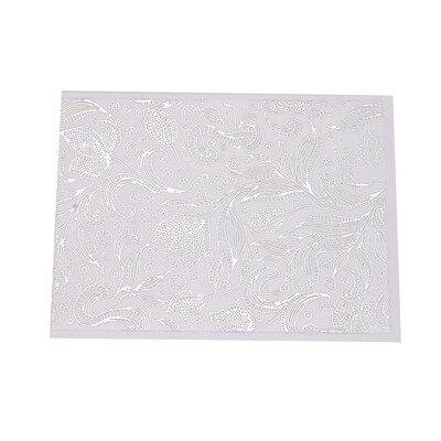 

〖Follure〗8 Pcs Gold 3D Metal Nail Paste Nail Stickers Gold Back Stickers BP Series