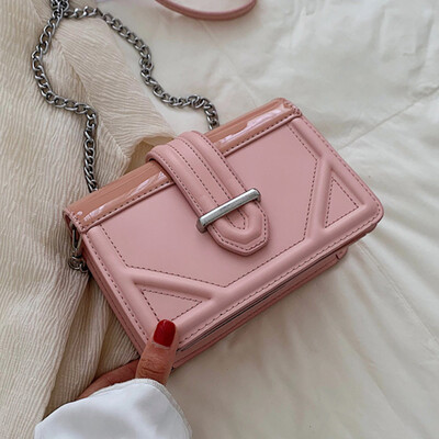 

Summer new female 2019 new Chaohan version 100 lap slant chain bag Xiaoqing new fashion square bag