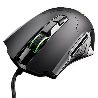 

T11 6 Keys Ergonomic RGB Wired Mouse USB 800-1000-1600-2400 DPI Gaming Mice