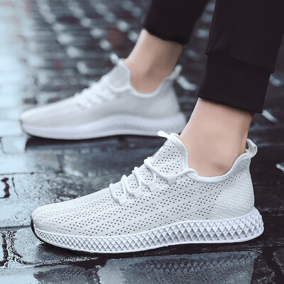 

2019 New Mens Shoes Summer Sports Youth Leisure Sandals Summer Trend Beach Ventilated Mesh Cave Shoes