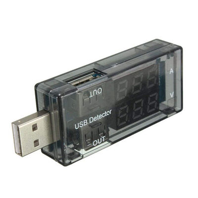 

Red Blue Display Dual USB Current Voltage Charging Detector Tester Battery Voltmeter Ammeter