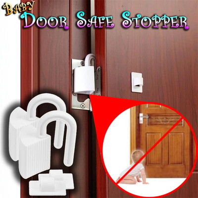 

〖Follure〗Safe Baby Kids Proofing Safety Finger Pinch Hinge Door Guard Stopper Supplies