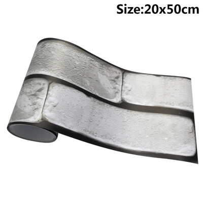 

Gobestart 20x50cm Adhesive Tile Art metope Wall Decal Sticker DIY Kitchen Bathroom Decor