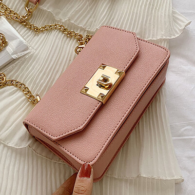 

Summer new woman new 2019 summer small fresh Korean version 100 lap shoulder slanted fashion chain bag