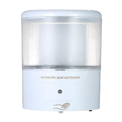 

600ml Automatic Soap Dispenser Wall-Mounted IR Sensor Touch-free Liquid Soap Lotion Dispenser Container for Kitchen Bathroom