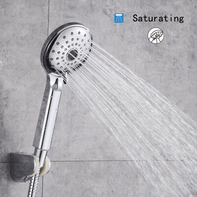 

〖Follure〗Handheld Shower Head ABS Plating Multi-function Booster Shower Head Bathroom