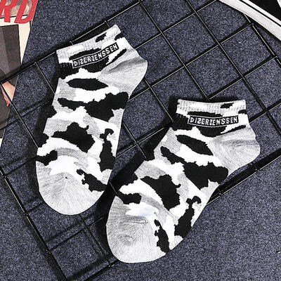 

Mens Tide Socks Color Combed Cotton Socks Mens Socks Casual Wear Print Knit Funny Tube Boat Socks Shallow Socks