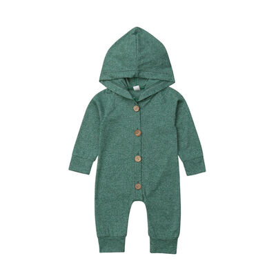 

Newborn Infant Baby Boy Girl Kids Cotton Hooded Romper Jumpsuit Clothes Outfit