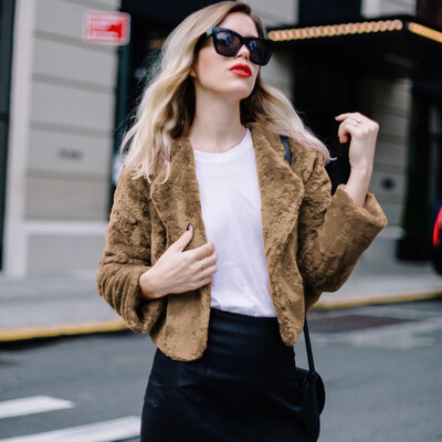 

Roseonmyhand Fashion Women Winter Warm Jacket Outwear Short Coat Top Overcoat Outercoat