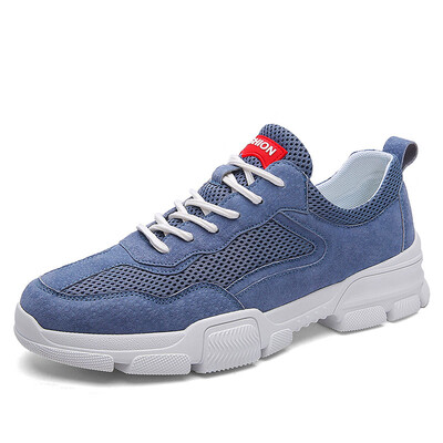 

Men Mesh Casual Shoes Breathable 2019 new Summer Autumn Spring Knitted Fly weaving Flats Shoes Male Fashion Footwear Running
