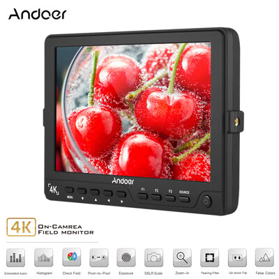 

Andoer S7 Professional 7 inch On-Camera Field Monitor IPS Full HD 1920 1200 High Resolution Video Monitor Support 4K HDMI Signal