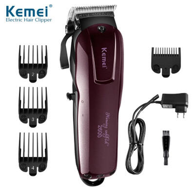 

Kemei KM-2600 Steel Head Hair Clipper Trimmer Rechargeable Hair Remover