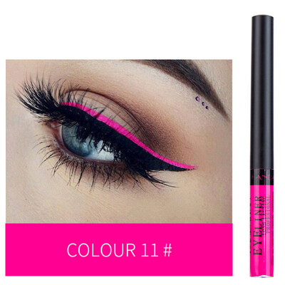 

12 Color Matte Waterproof Long Lasting Liquid Eyeliner Pen Eye Makeup Cosmetics